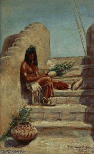 San Ildefonso Medicine Man — John Hauser