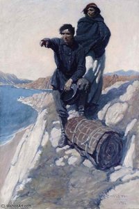 He Kept His Gaze Fixed As Before And Pointed — N.c. Wyeth