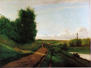 The Banks Of The Marne — Camille Pissarro, Impressionism