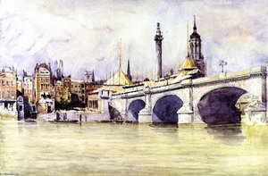 The Opening Of The New London Bridge — David Cox