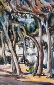 Garden At Villa Borisella — Boris Dmitrievich Grigoriev