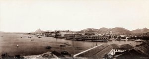 Panorama of Rio de Janeiro taken from Ilha das Cobras, Rio de Janeiro, RJ. Brazil