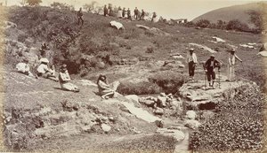 Pulling Cloth At Almolonga, Guatemala — Eadweard J Muybridge