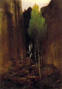 Source Entre Deux Parois Rocheuses — Arnold Böcklin