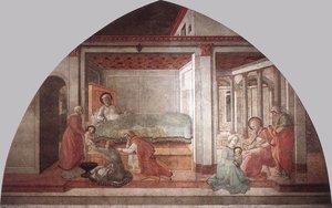 Prato-birth And Naming St John — Filippo Di Tommaso Lippi