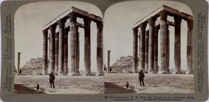 The Temple of Olympian Zeus and the Acropolis in the background