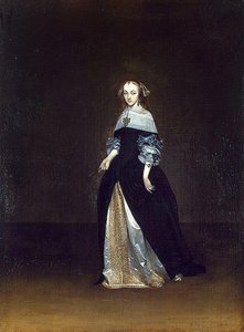 Portrait Of Catarina Van Leunink — Gerard Ter Borch