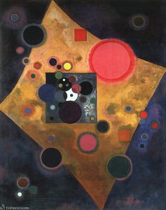 Acento En Rosa, Musée National D'art Moderne — Wassily Wassilyevich Kandinsky
