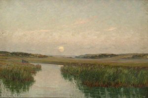 Moonrise On The Old Canal, Bude, Cornwall — Byron Cooper