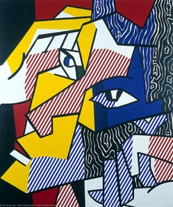 Expressionist Head 2 — Roy Lichtenstein, Pop Art