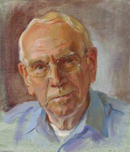 Chelsea Pensioners Fred Butterfield, Royal Artillery — June Mendoza, Contemporary Realism