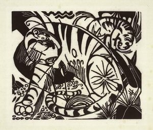 Tiger — Franz Marc, Cubist Expressionism