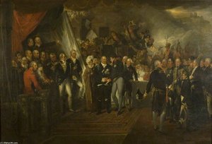 The Embarkation Of Louis Xviii At Dover — Edward Bird