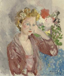 Portrait Of Jacqueline, (1938) — Emilio Grau Sala