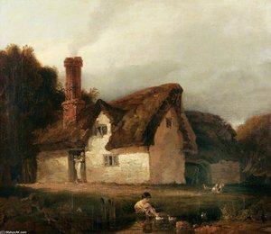 Cottage Scene — Sir Augustus Wall Callcott