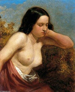 Head And Shoulders Of A Woman — William Etty