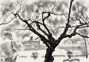 Sick Tree Cameron Field — Louis Lozowick