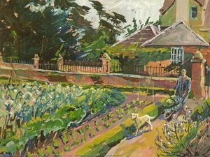 Kitchen Garden, Whitminster House, Gloucestershire — Vivienne M Luxton