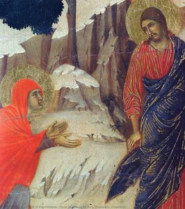 Christ Appearing To Mary Magdalene (fragment) — Duccio Di Buoninsegna, Late Gothic