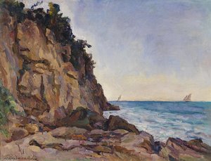 Rocks And Sails — Pyotr Konchalovsky