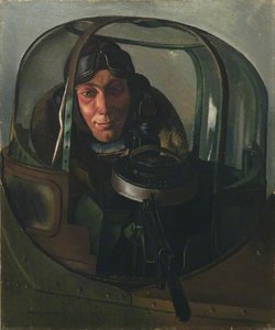 An Air Gunner In A Gun Turret Sergeant G. Holmes, Dfm — John Mansbridge