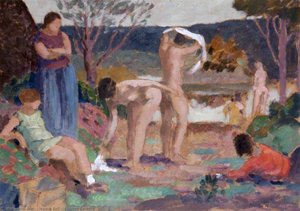 Figures Bathing — Martin Bell