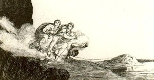 Zephyr Carrying His Sisters — Max Klinger