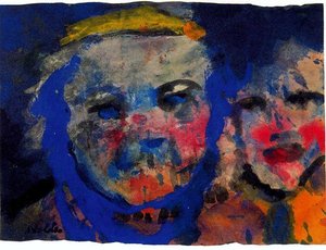 Strange Couple — Emile Nolde, Expressionism