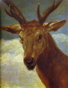 Head Of A Stag — Diego Velázquez, Baroque