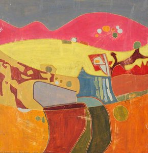Colour Abstract (verso) — John Bowen