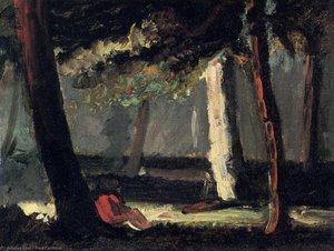 Guillaumin By The Road — Paul Cézanne