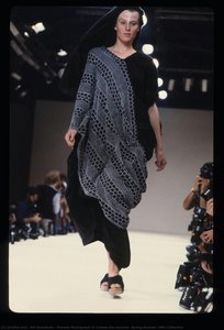 Runway Photograph Of Comme Des Garçons, Spring/summer 1984 Collection — Rei Kawakubo