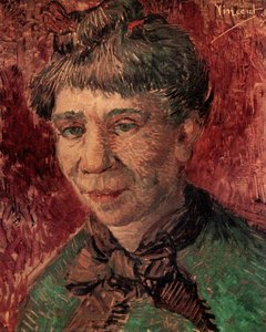 Portrait Of A Woman (madame Tanguy) — Vincent Willem Van Gogh, Post-impressionism