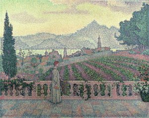 Woman On The Terrace — Paul Signac