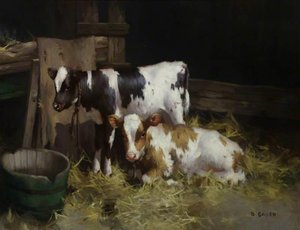 Two Ayrshire Calves — David Gauld