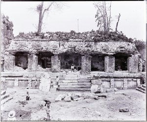 Photograph Of Palenque Taken By A.p. Maudslay — Alfred Percival Maudslay