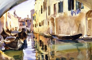 Ein Kleiner Kanal, Venedig — John Singer Sargent