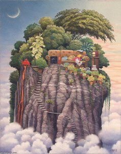 Little Room On The Mount — Jacek Yerka