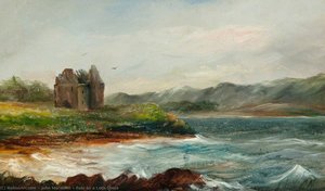 Ruin by a Loch Shore