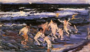 Ninos En El Mar — Joaquín Sorolla Y Bastida