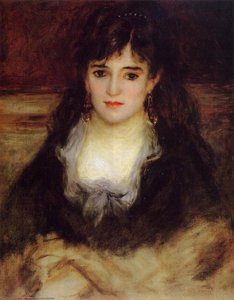Retrato De Una Mujer (nini Fish-face) — Pierre-auguste Renoir, Impresionismo
