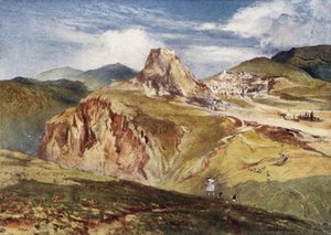 The Castle Of Karytaena In Arcadia — John Fulleylove