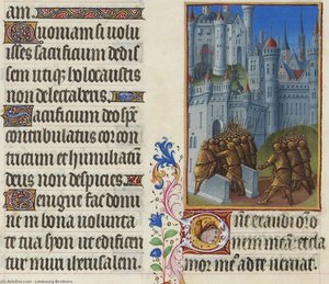 An Attack On A City — Limbourg Brothers