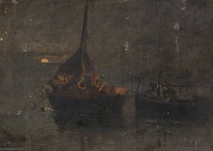 Boats At Night — Thomas Stuart Smith