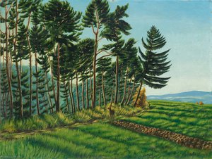 Waldrand Bei Langenargen, 1917 Edge Of The Forest Near Langenargen , 1917 — Adolf Dietrich