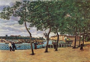 The Seine At Paris (also Known As Quai De La Rapee) — Ferdinand Guillaumin