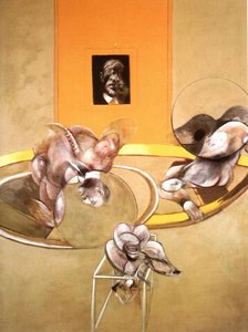 Three Figures And A Portrait, 1975 X — Francis Bacon, Surrealist Surrealist