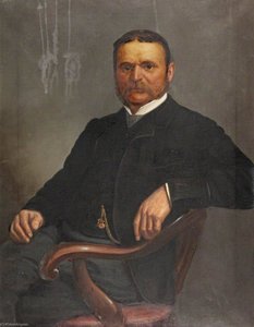 Portrait Of A Man Sitting — George Frederick Harris