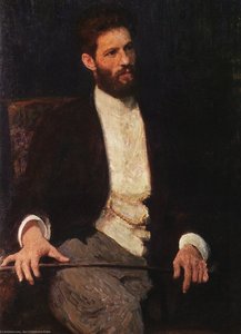 Portrait Of Sculptor Mark Matveevich Antokolski — Ilya Yefimovich Repin