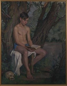 Jeune Homme Lisant — Raymond Dendeville